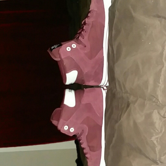 Supra Vaiders Hightops Burgundy/White - Picture 7 of 7